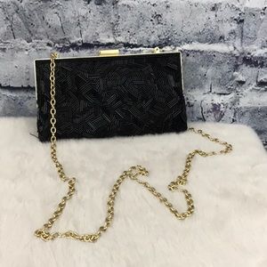 INC Beaded Crossbody Clutch 08440